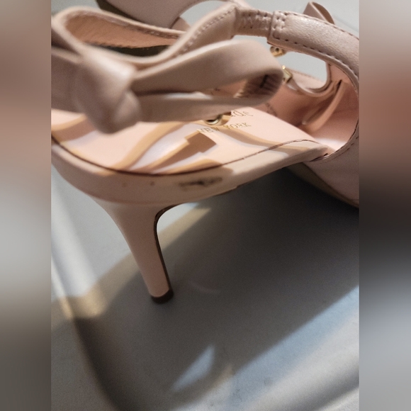Kate spade USED pink sling bow back pump 8.5 - Picture 12 of 12
